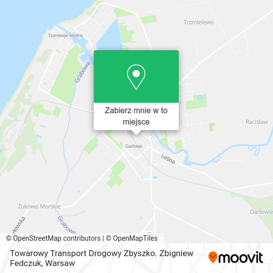 Mapa Towarowy Transport Drogowy Zbyszko. Zbigniew Fedczuk