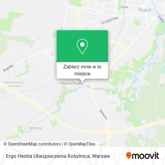 Mapa Ergo Hestia Ubezpieczenia Kobylnica