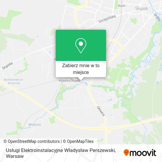 Mapa Usługi Elektroinstalacyjne Władysław Perszewski