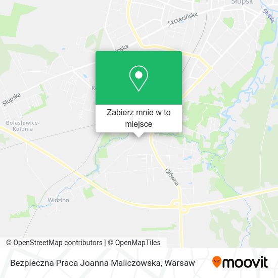 Mapa Bezpieczna Praca Joanna Maliczowska