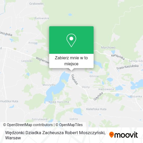 Mapa Wędzonki Dziadka Zacheusza Robert Moszczyński