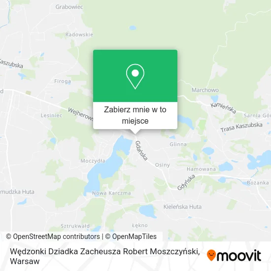 Mapa Wędzonki Dziadka Zacheusza Robert Moszczyński