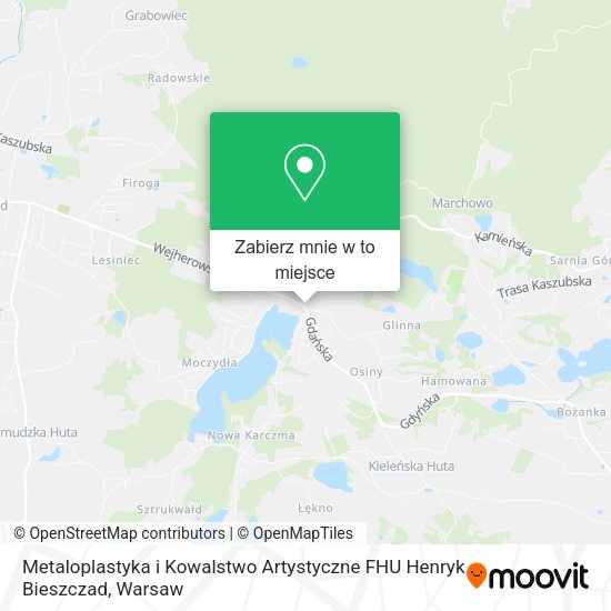 Mapa Metaloplastyka i Kowalstwo Artystyczne FHU Henryk Bieszczad