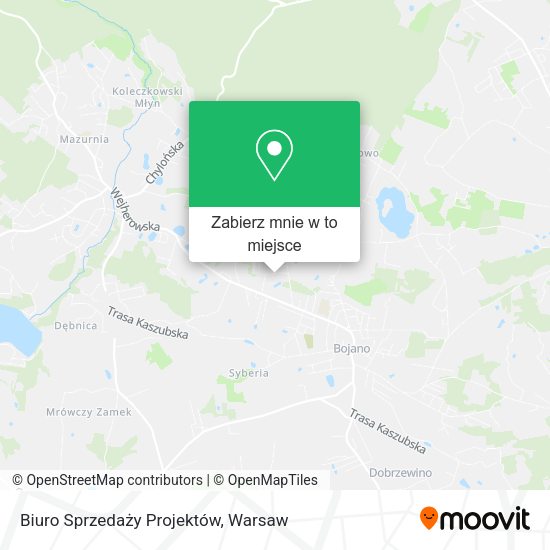 Mapa Biuro Sprzedaży Projektów