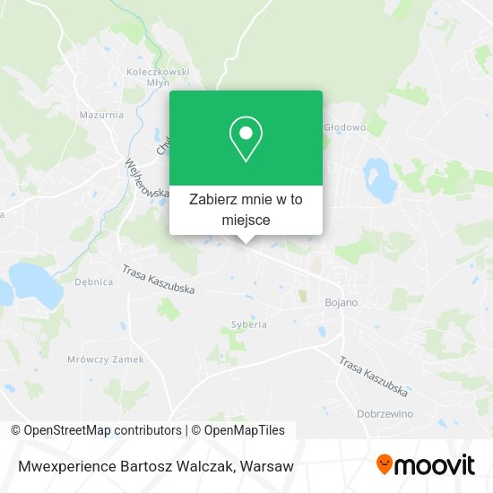 Mapa Mwexperience Bartosz Walczak