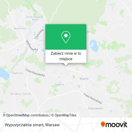 Mapa Wypozyczalnia smart