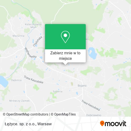 Mapa Łężyce. sp. z o.o.