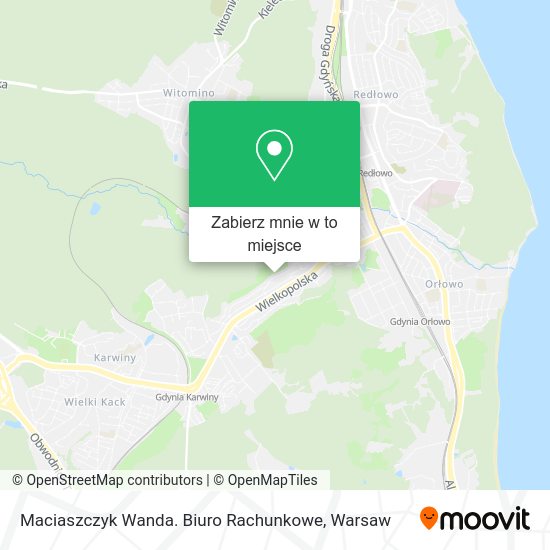 Mapa Maciaszczyk Wanda. Biuro Rachunkowe