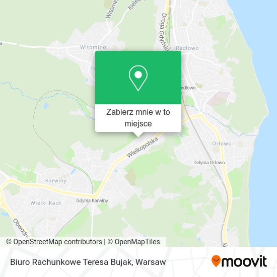 Mapa Biuro Rachunkowe Teresa Bujak