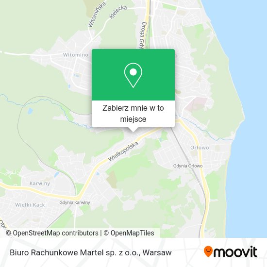 Mapa Biuro Rachunkowe Martel sp. z o.o.