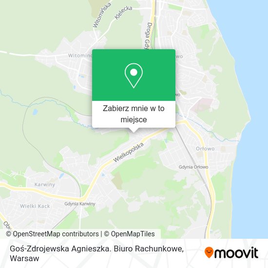 Mapa Goś-Zdrojewska Agnieszka. Biuro Rachunkowe