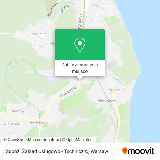 Mapa Supoż. Zakład Usługowo - Techniczny