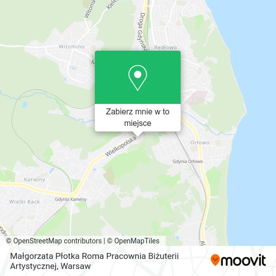 Mapa Małgorzata Płotka Roma Pracownia Biżuterii Artystycznej