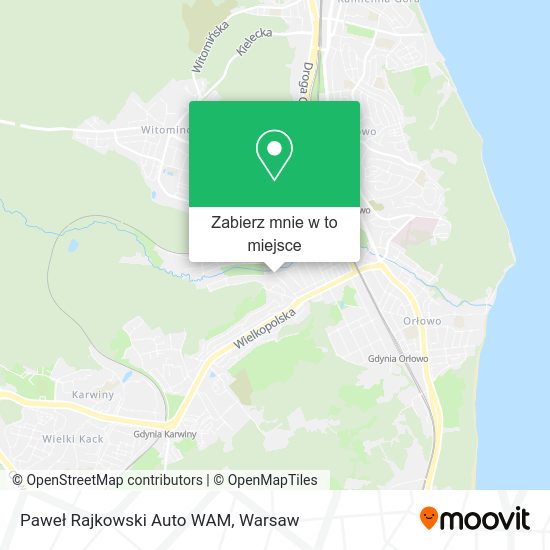 Mapa Paweł Rajkowski Auto WAM