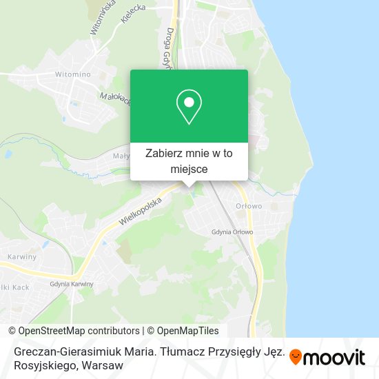 Mapa Greczan-Gierasimiuk Maria. Tłumacz Przysięgły Jęz. Rosyjskiego