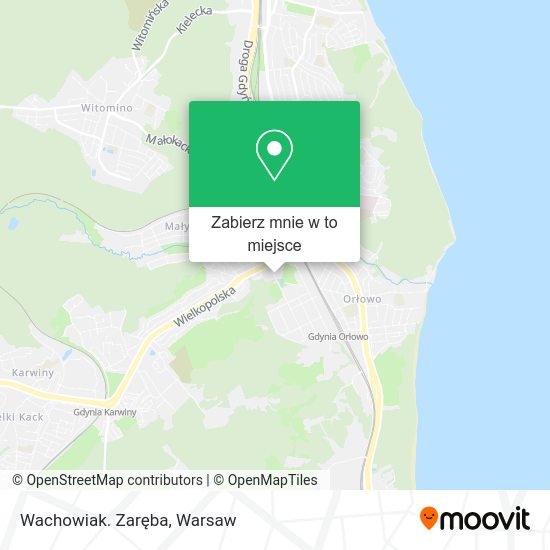 Mapa Wachowiak. Zaręba