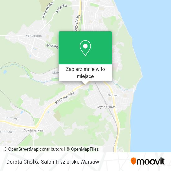 Mapa Dorota Chołka Salon Fryzjerski