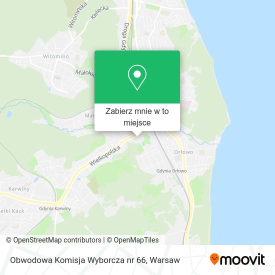 Mapa Obwodowa Komisja Wyborcza nr 66