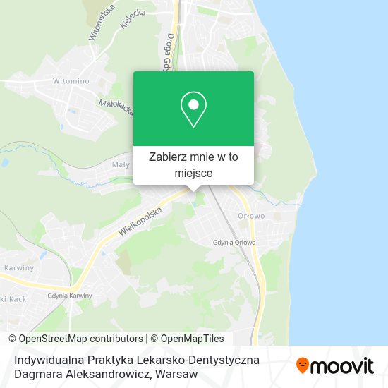 Mapa Indywidualna Praktyka Lekarsko-Dentystyczna Dagmara Aleksandrowicz