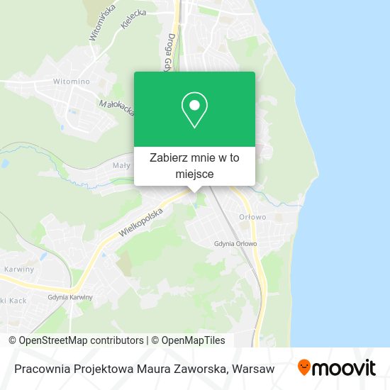 Mapa Pracownia Projektowa Maura Zaworska