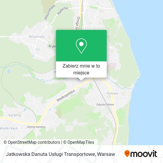 Mapa Jatkowska Danuta Usługi Transportowe