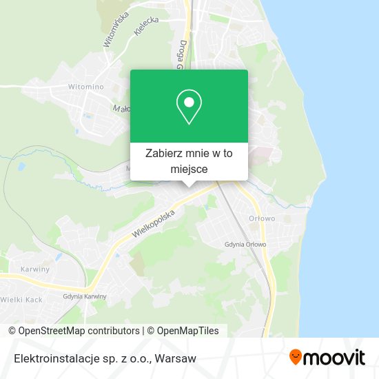 Mapa Elektroinstalacje sp. z o.o.