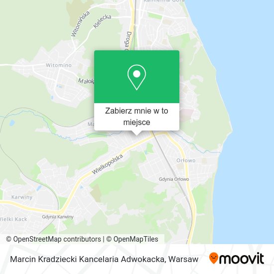 Mapa Marcin Kradziecki Kancelaria Adwokacka