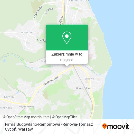 Mapa Firma Budowlano-Remontowa -Renovia-Tomasz Cycoń