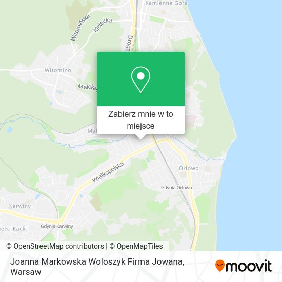 Mapa Joanna Markowska Woloszyk Firma Jowana