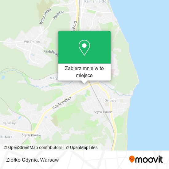 Mapa Ziółko Gdynia