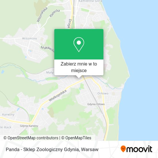 Mapa Panda - Sklep Zoologiczny Gdynia