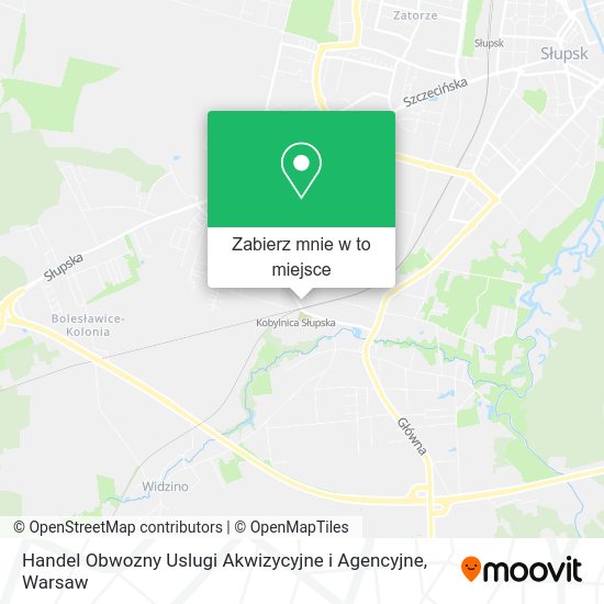 Mapa Handel Obwozny Uslugi Akwizycyjne i Agencyjne