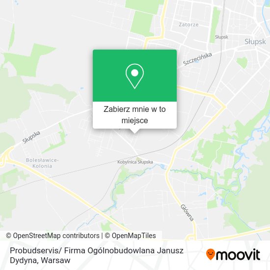 Mapa Probudservis/ Firma Ogólnobudowlana Janusz Dydyna