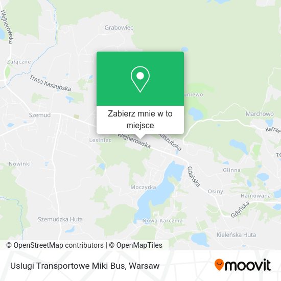 Mapa Uslugi Transportowe Miki Bus