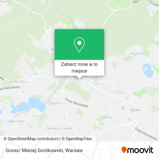 Mapa Gorex/ Maciej Gorlikowski