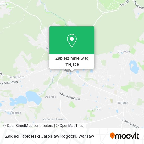 Mapa Zakład Tapicerski Jarosław Rogocki