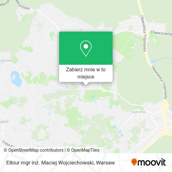 Mapa Elbiur mgr inż. Maciej Wojciechowski