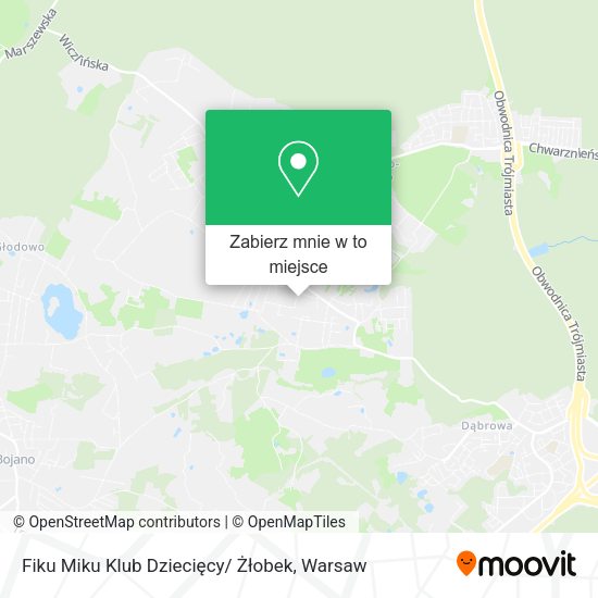 Mapa Fiku Miku Klub Dziecięcy/ Żłobek