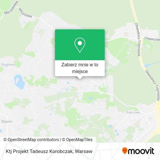 Mapa Ktj Projekt Tadeusz Korobczak