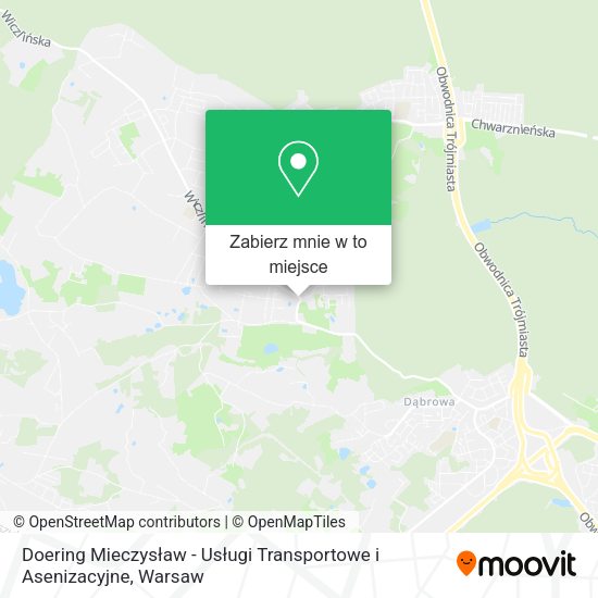 Mapa Doering Mieczysław - Usługi Transportowe i Asenizacyjne