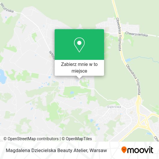 Mapa Magdalena Dziecielska Beauty Atelier