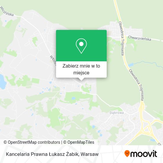 Mapa Kancelaria Prawna Łukasz Żabik