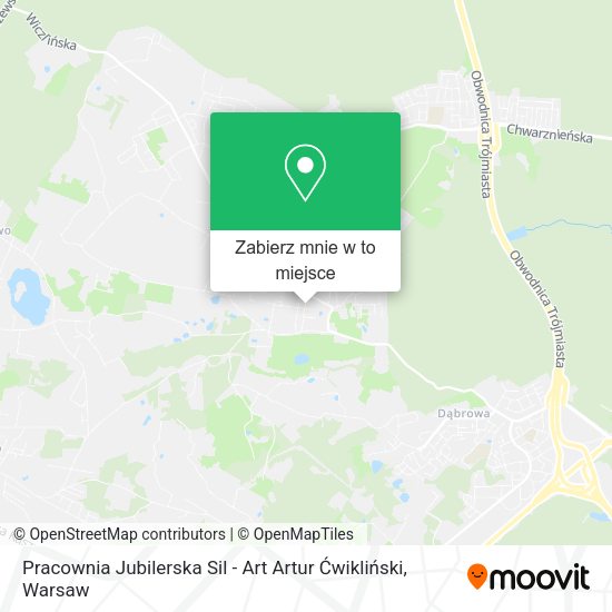 Mapa Pracownia Jubilerska Sil - Art Artur Ćwikliński