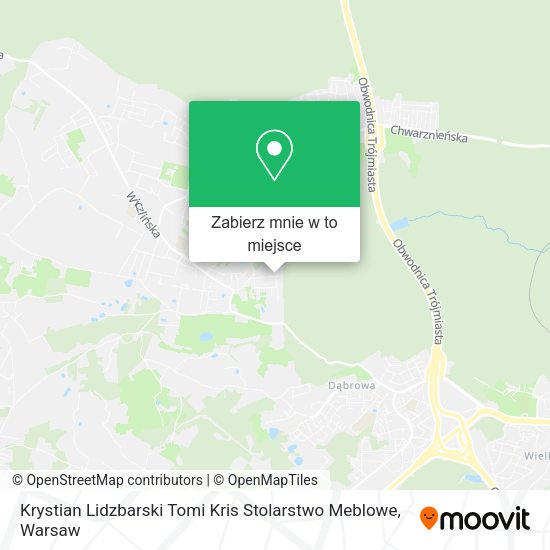 Mapa Krystian Lidzbarski Tomi Kris Stolarstwo Meblowe