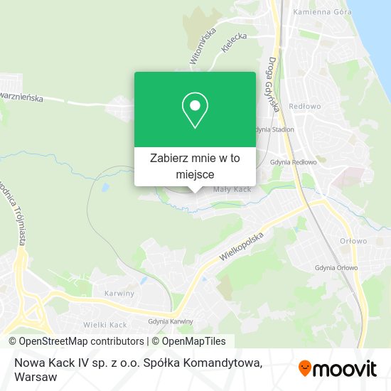 Mapa Nowa Kack IV sp. z o.o. Spółka Komandytowa