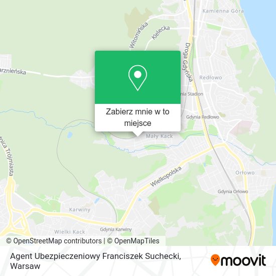 Mapa Agent Ubezpieczeniowy Franciszek Suchecki