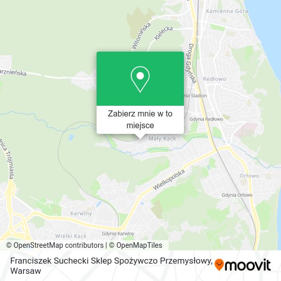 Mapa Franciszek Suchecki Sklep Spożywczo Przemysłowy