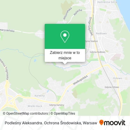 Mapa Podleśny Aleksandra. Ochrona Środowiska