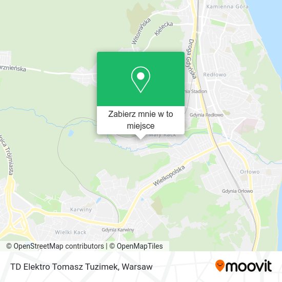 Mapa TD Elektro Tomasz Tuzimek