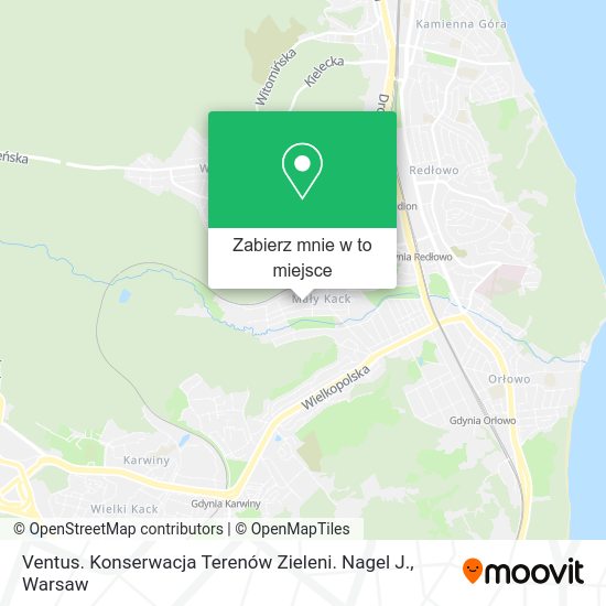 Mapa Ventus. Konserwacja Terenów Zieleni. Nagel J.